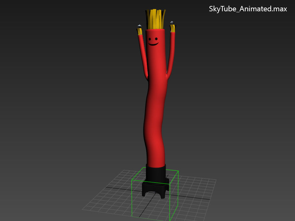 Animated Sky Tube Low-poly 3D model_22