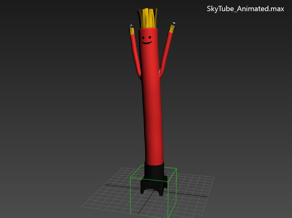 Animated Sky Tube Low-poly 3D model_21