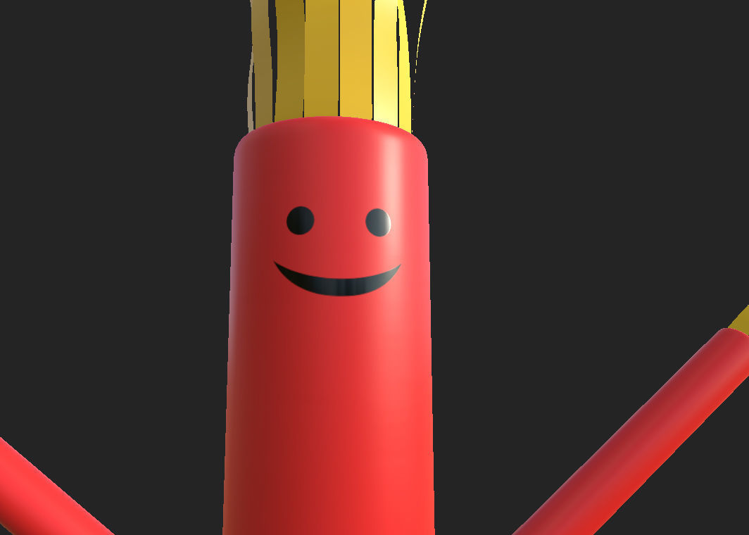 Animated Sky Tube Low-poly 3D model_20