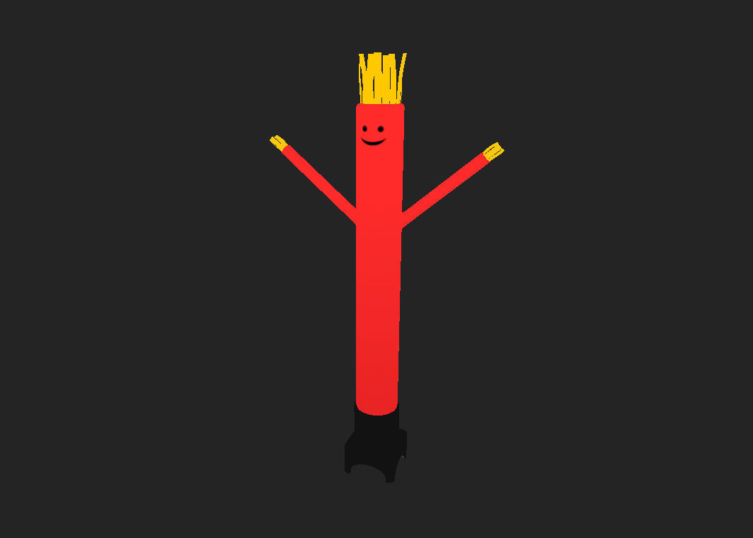 Animated Sky Tube Low-poly 3D model_12