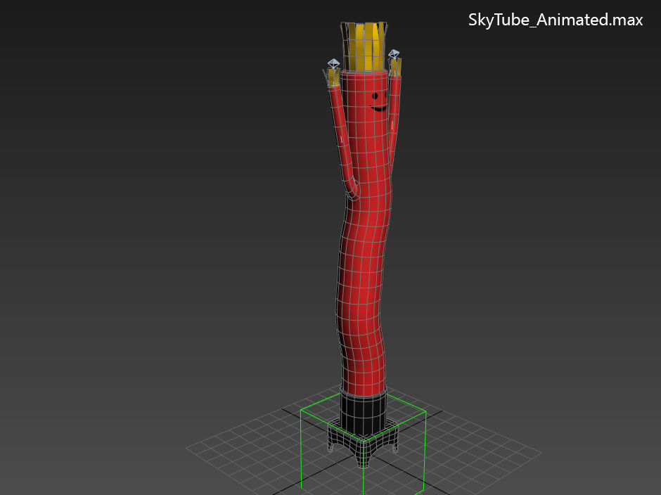 Animated Sky Tube Low-poly 3D model_23