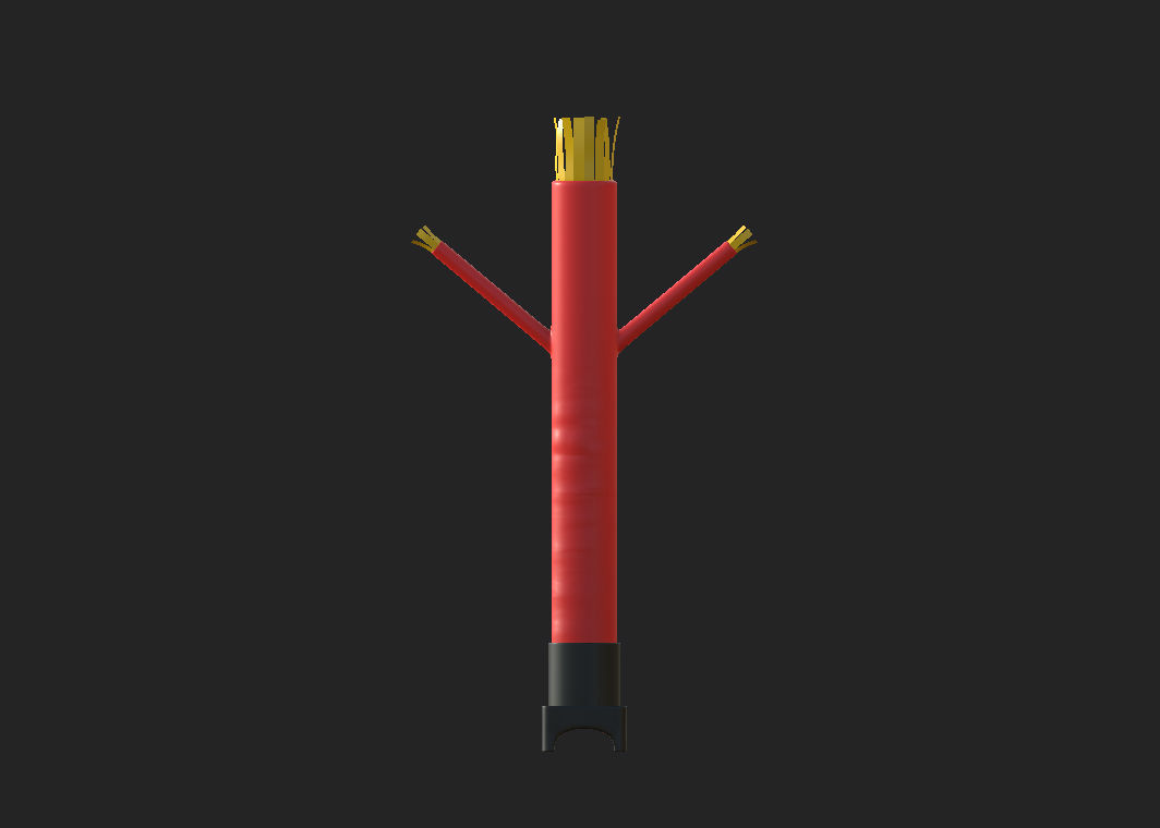 Animated Sky Tube Low-poly 3D model_16