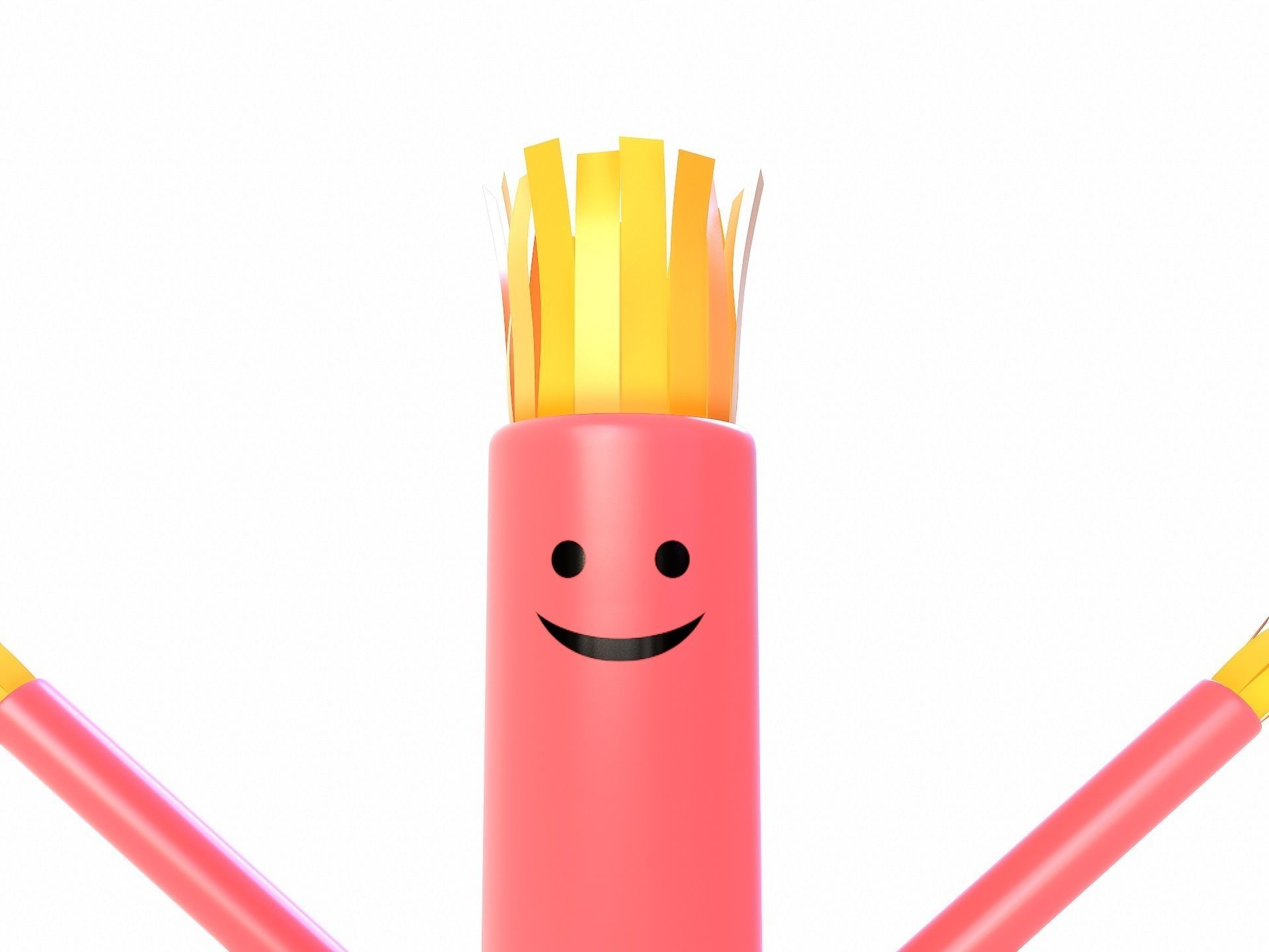 Animated Sky Tube Low-poly 3D model_7