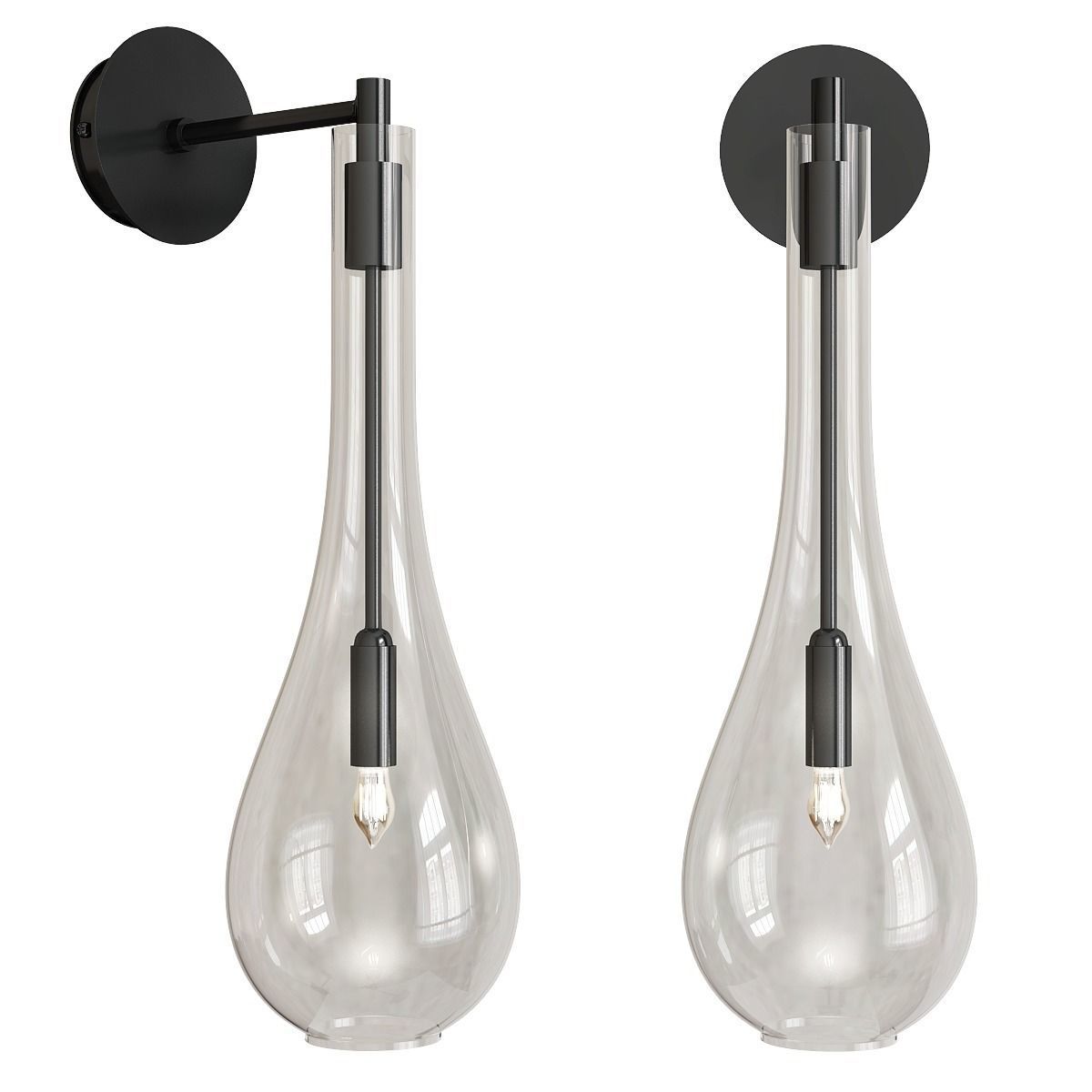 Chandelier 3d model collection 100 pieces Low-poly 3D model_6