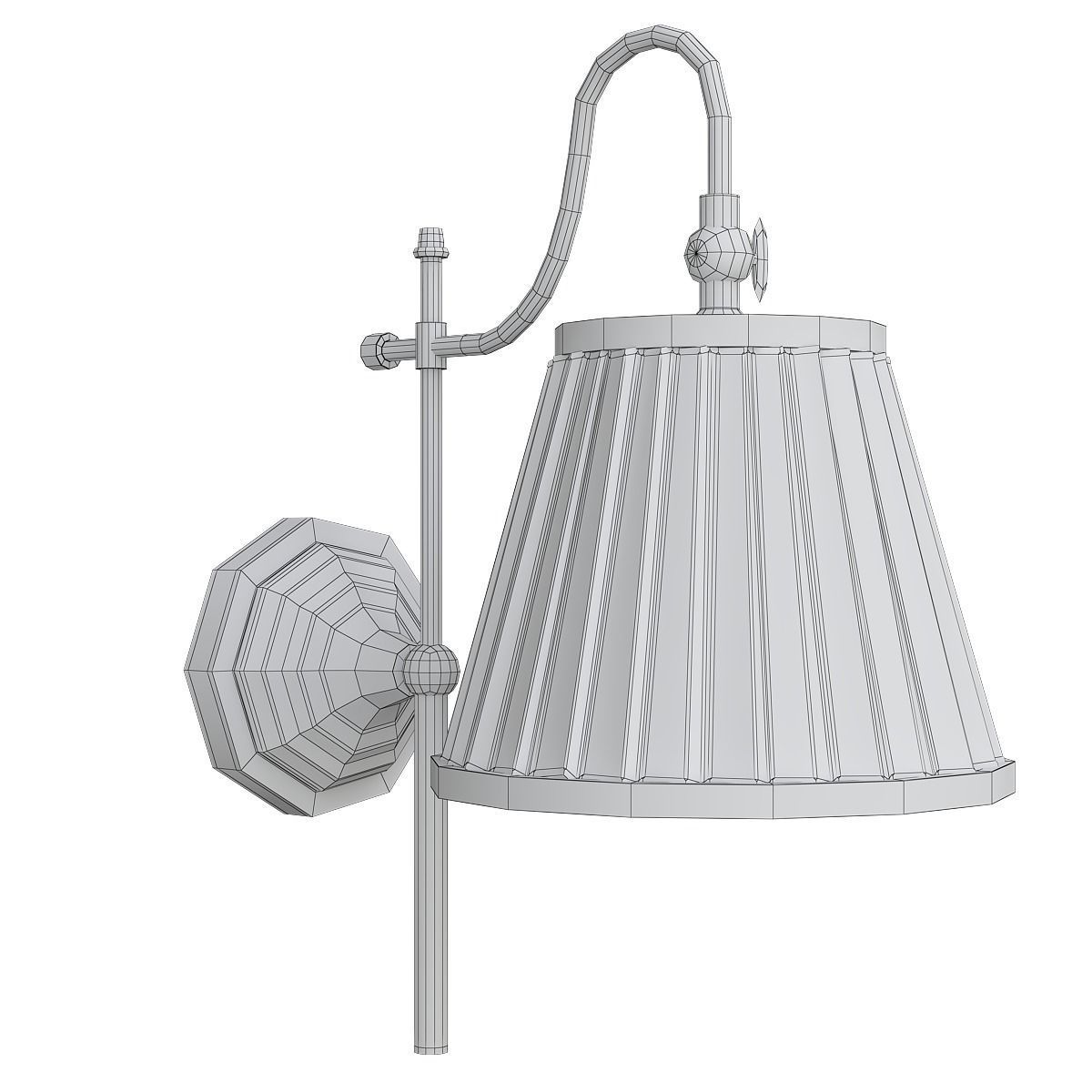 Chandelier 3d model collection 100 pieces Low-poly 3D model_44