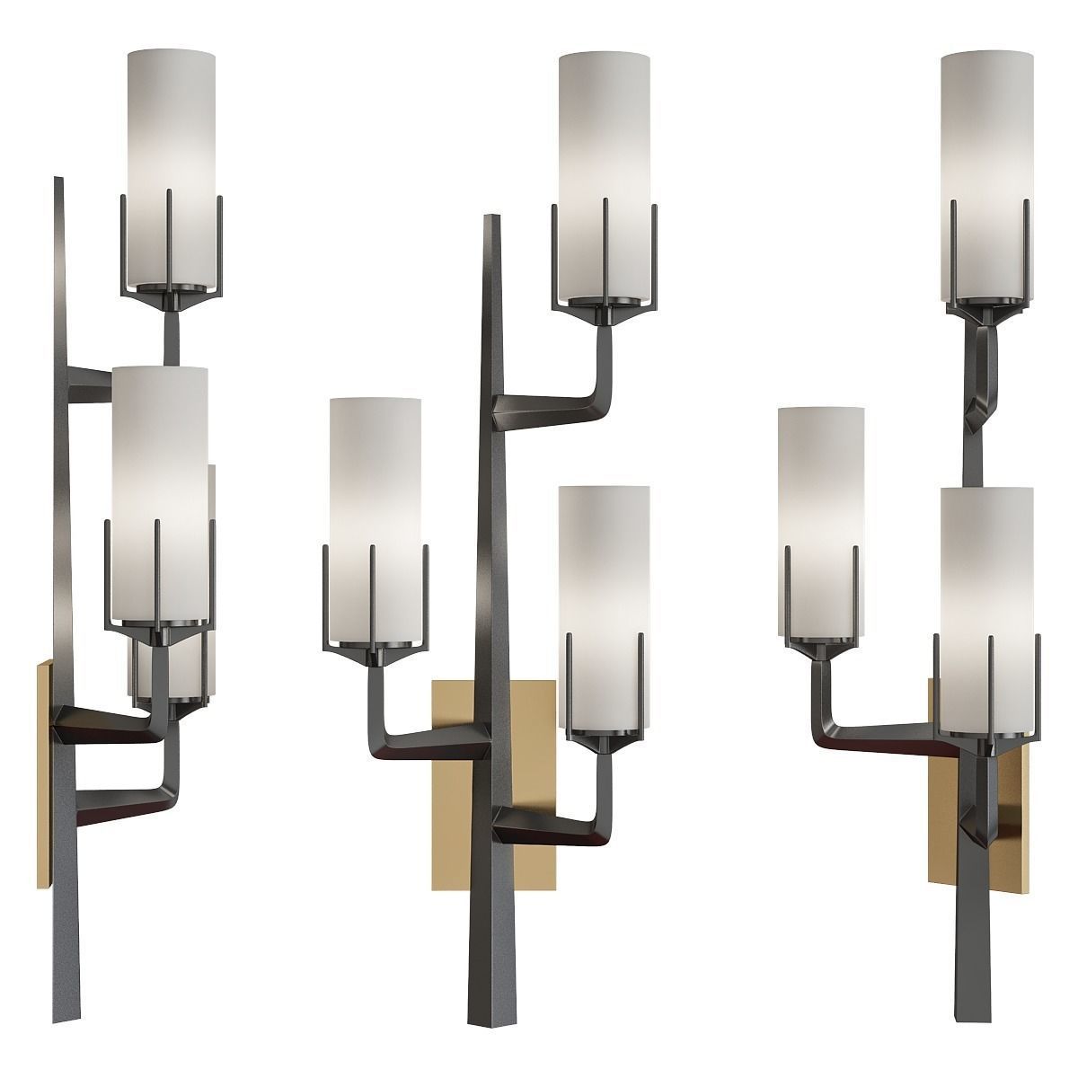 Chandelier 3d model collection 100 pieces Low-poly 3D model_75