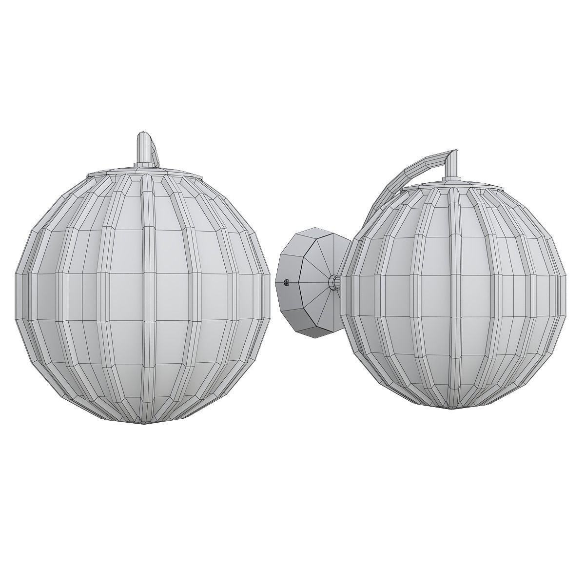 Chandelier 3d model collection 100 pieces Low-poly 3D model_78