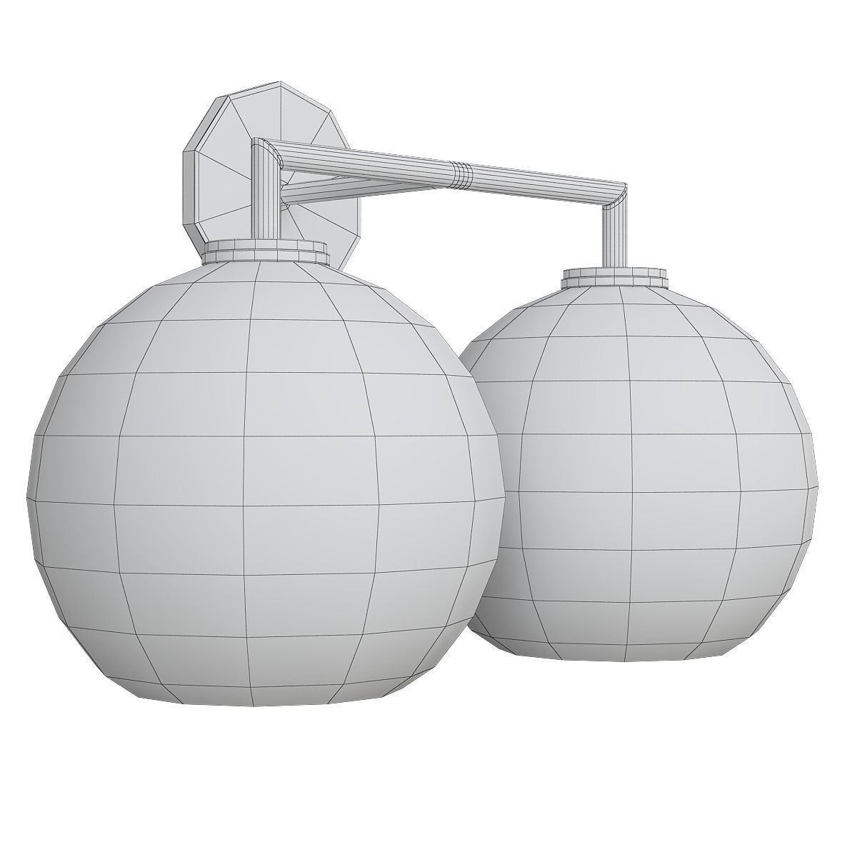 Chandelier 3d model collection 100 pieces Low-poly 3D model_120