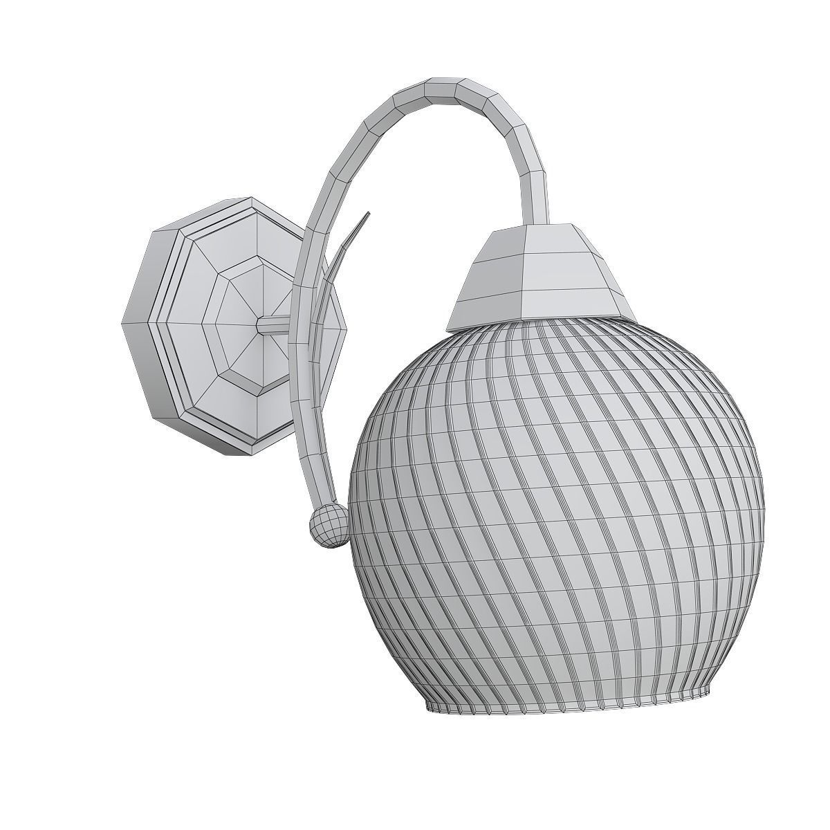 Chandelier 3d model collection 100 pieces Low-poly 3D model_14