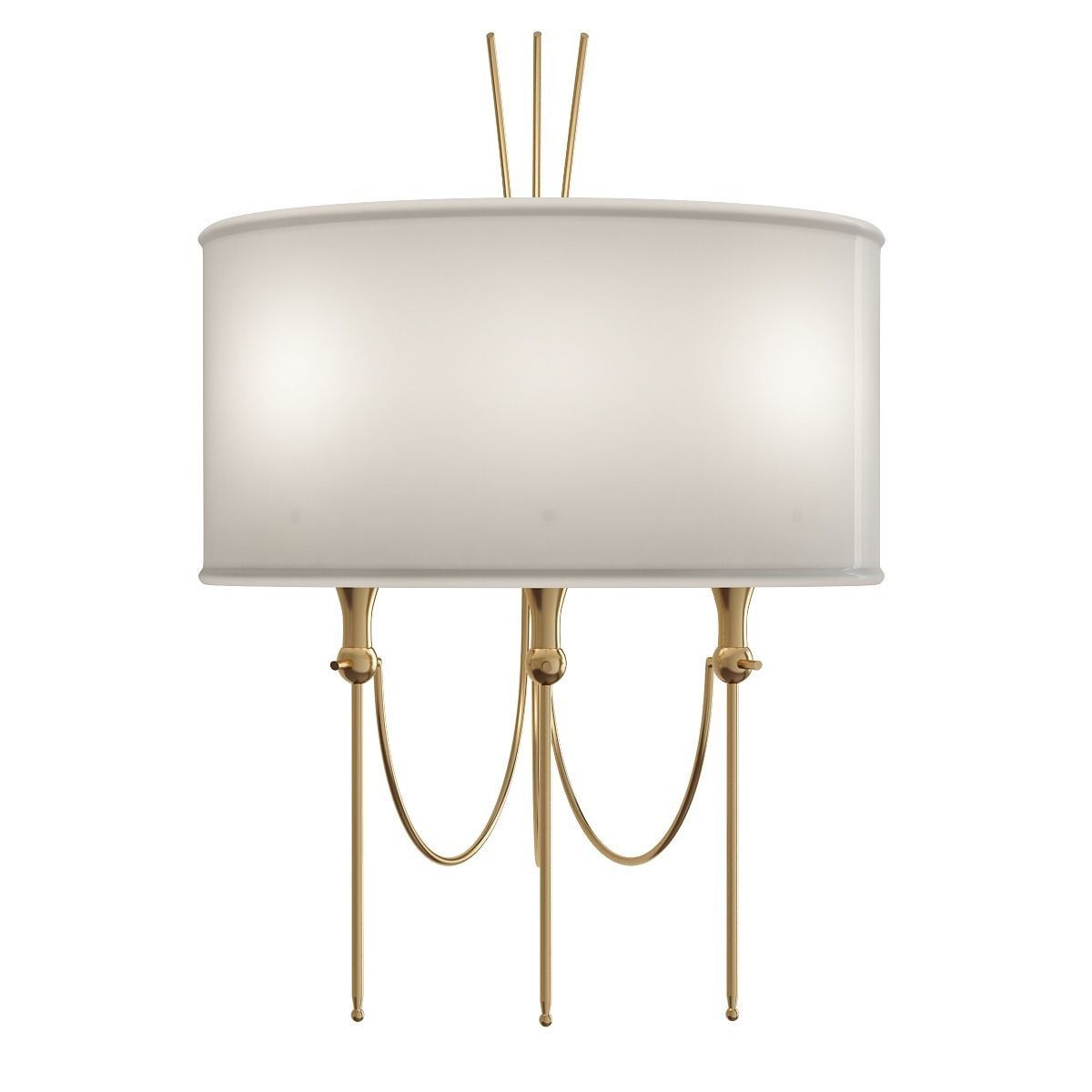 Chandelier 3d model collection 100 pieces Low-poly 3D model_55