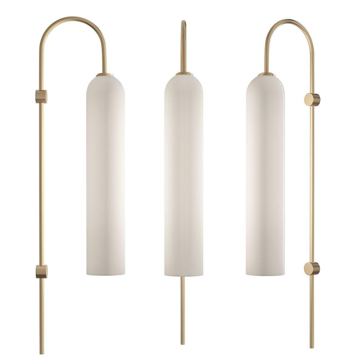 Chandelier 3d model collection 100 pieces Low-poly 3D model_1