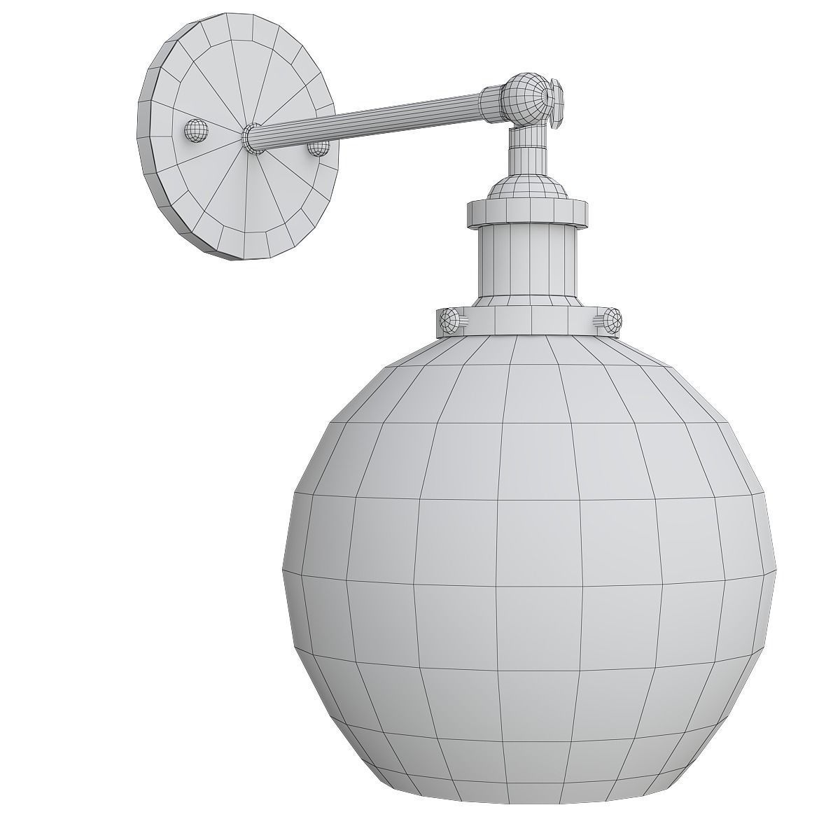 Chandelier 3d model collection 100 pieces Low-poly 3D model_71