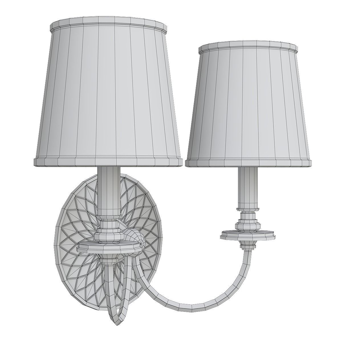 Chandelier 3d model collection 100 pieces Low-poly 3D model_145