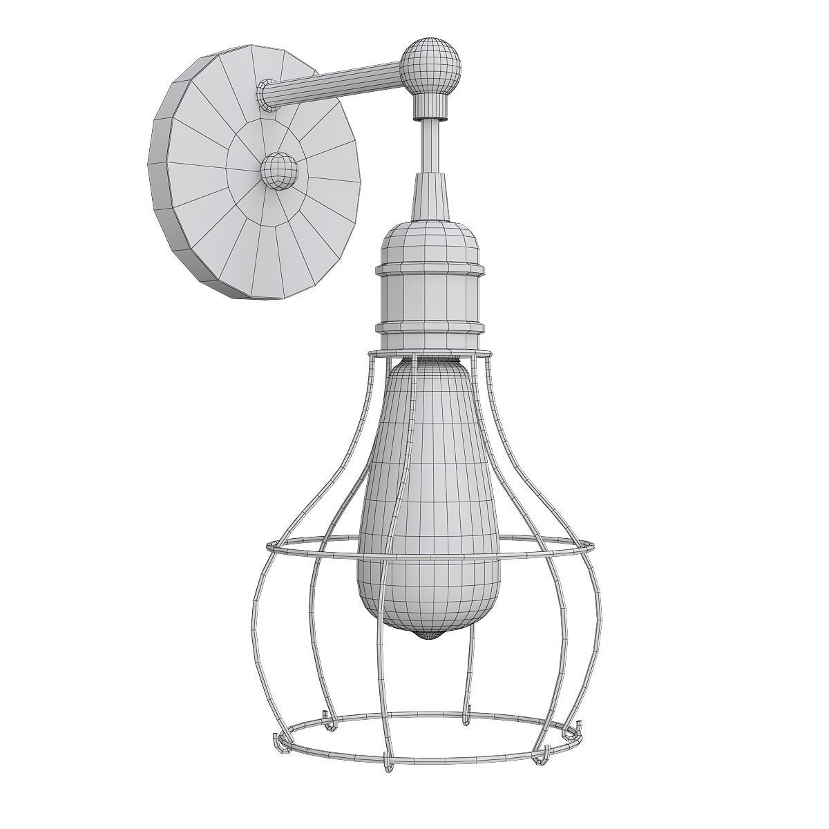 Chandelier 3d model collection 100 pieces Low-poly 3D model_91