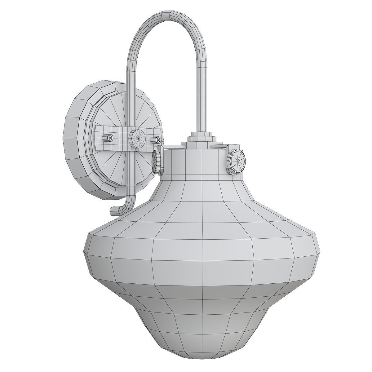 Chandelier 3d model collection 100 pieces Low-poly 3D model_73