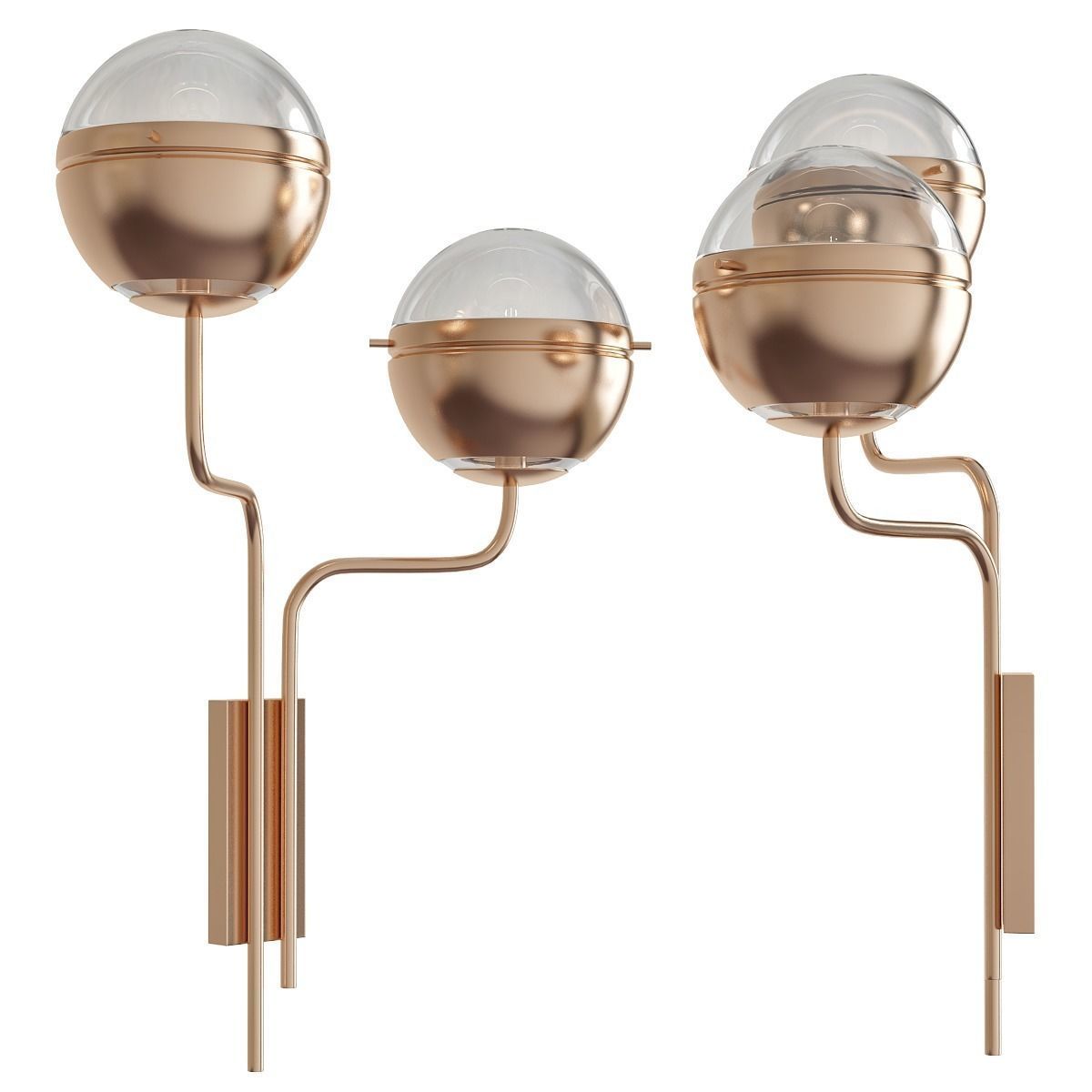 Chandelier 3d model collection 100 pieces Low-poly 3D model_106