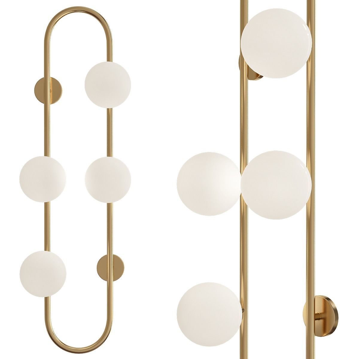 Chandelier 3d model collection 100 pieces Low-poly 3D model_146