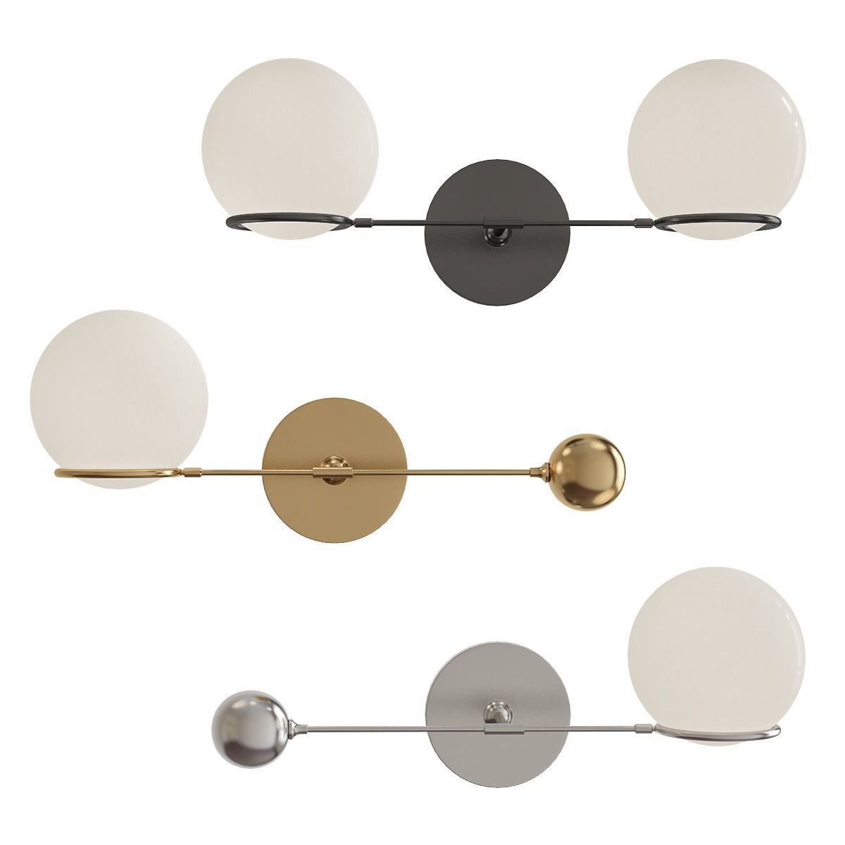 Chandelier 3d model collection 100 pieces Low-poly 3D model_107