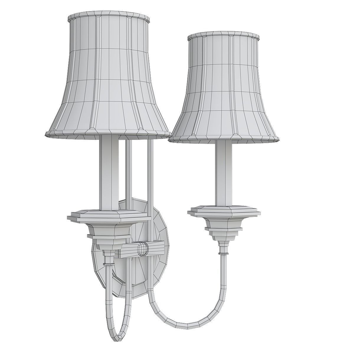 Chandelier 3d model collection 100 pieces Low-poly 3D model_149
