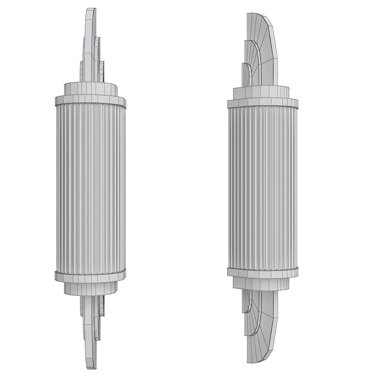 Chandelier 3d model collection 100 pieces Low-poly 3D model_11