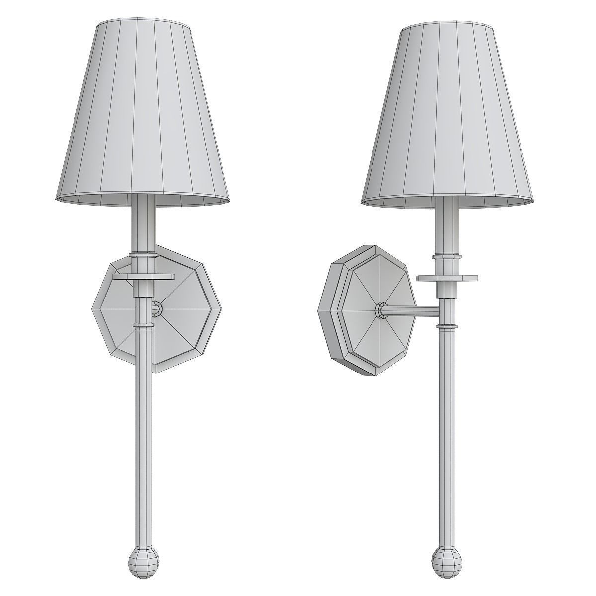 Chandelier 3d model collection 100 pieces Low-poly 3D model_57