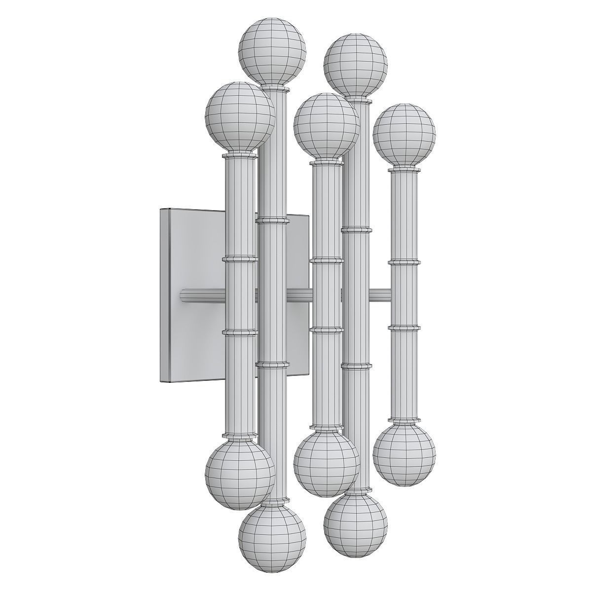 Chandelier 3d model collection 100 pieces Low-poly 3D model_126