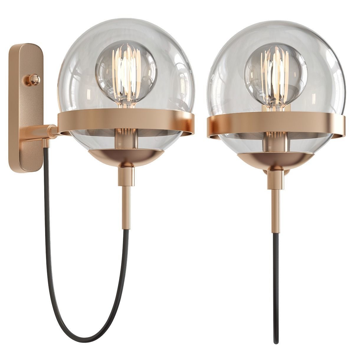 Chandelier 3d model collection 100 pieces Low-poly 3D model_124