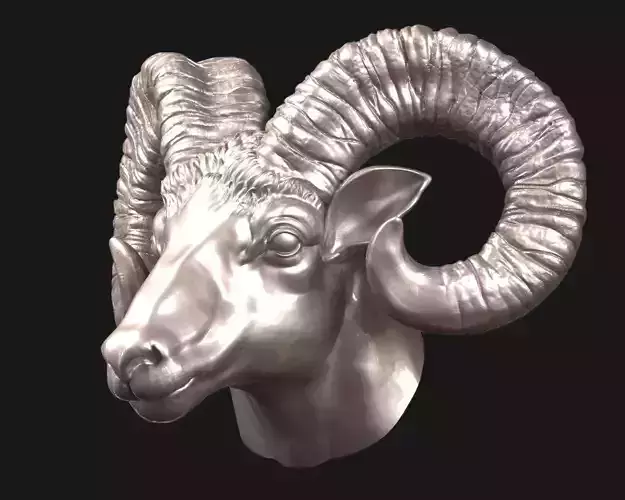 Ram Head 3D print model