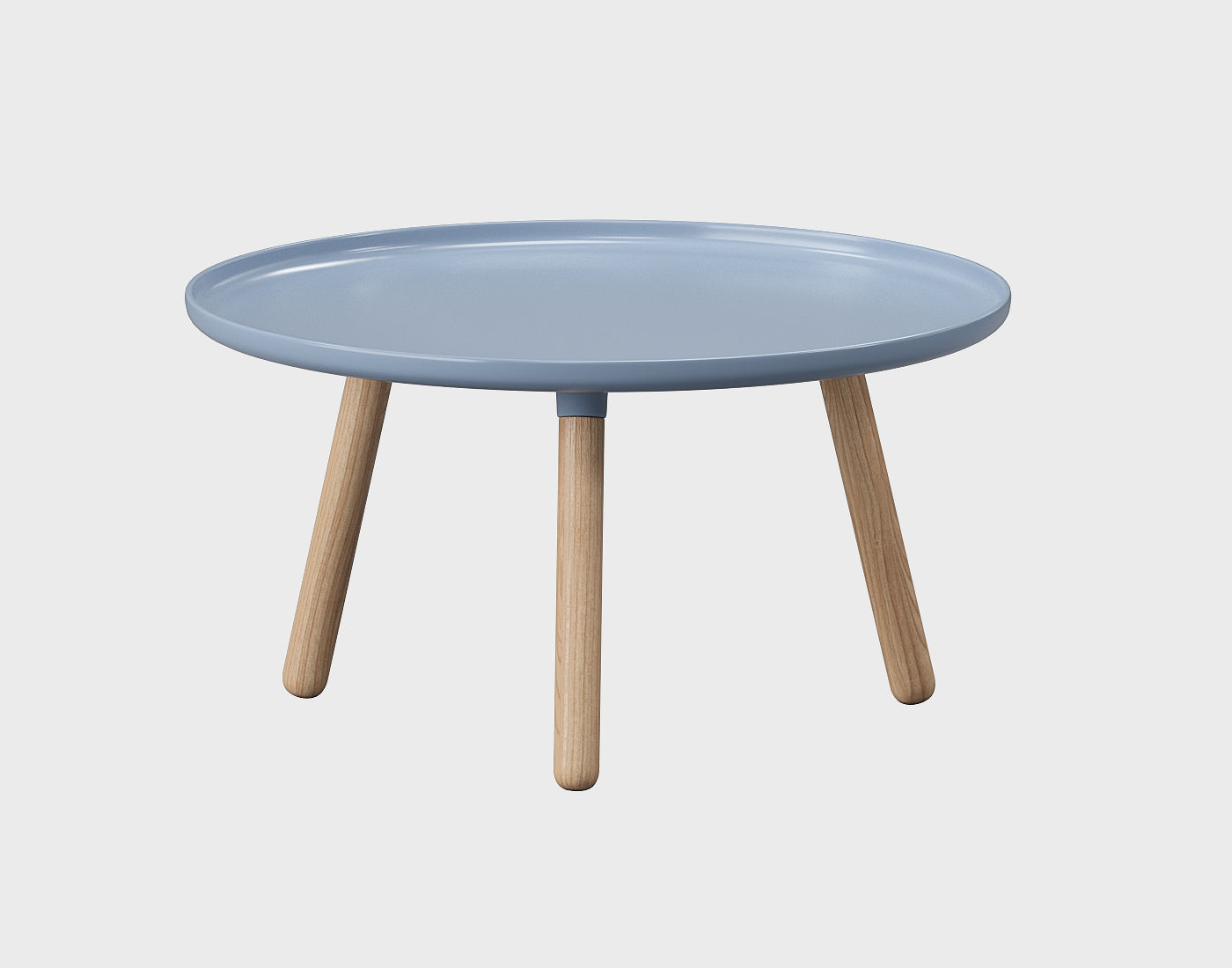 Table Set marble with metal legs 3D model_14