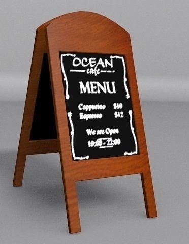 Street Menu 3D model