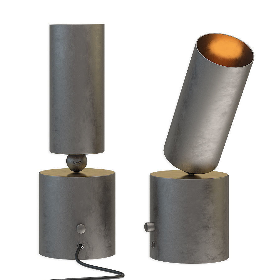Cylinder Up table Light By Apparatus 3D model_0