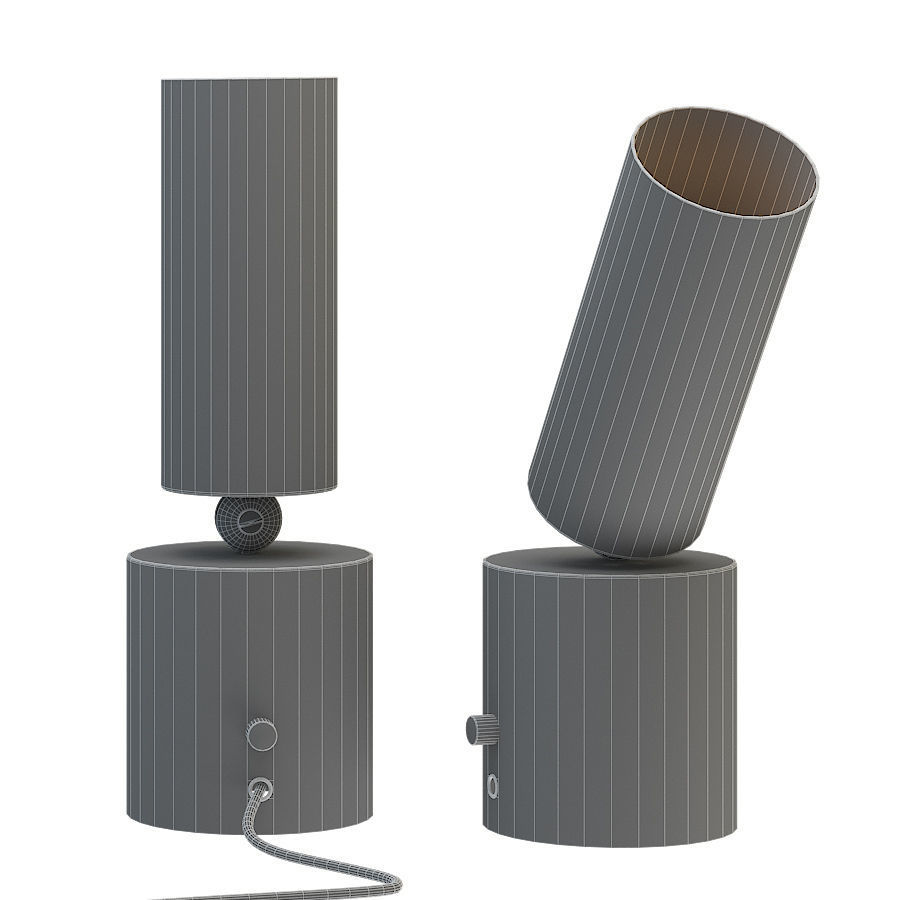 Cylinder Up table Light By Apparatus 3D model_5