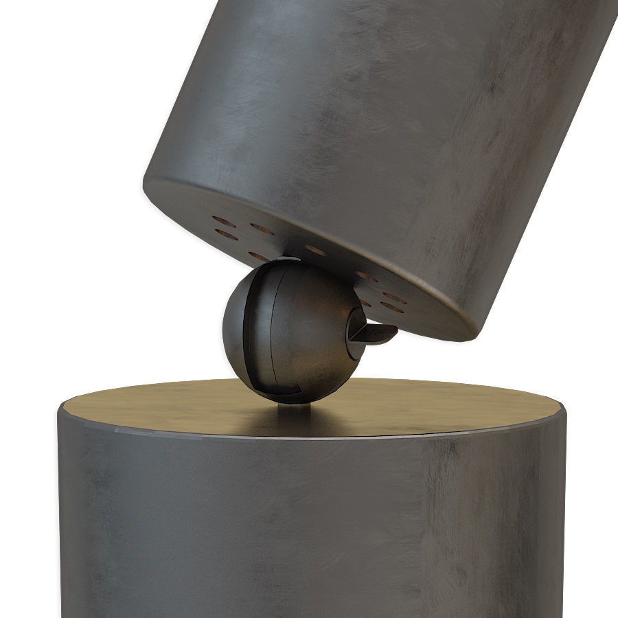 Cylinder Up table Light By Apparatus 3D model_2