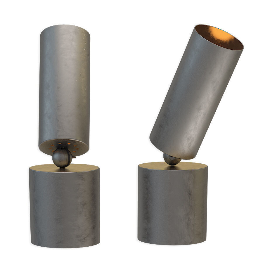 Cylinder Up table Light By Apparatus 3D model_1