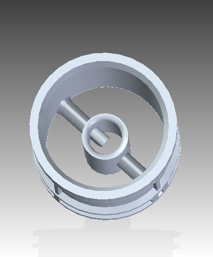 dellorto 40mm venturi 3D model_1