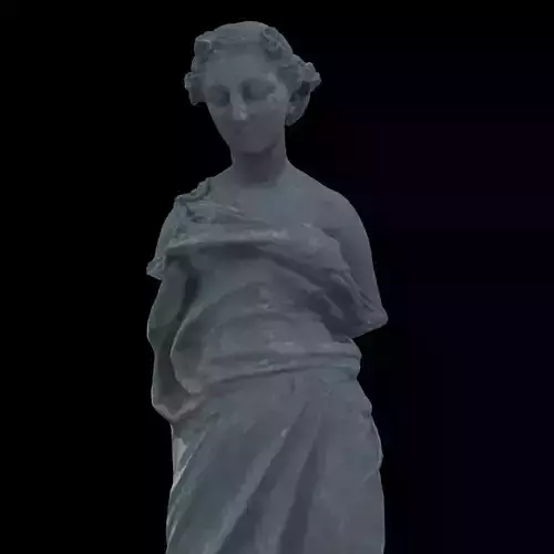 Statue of a nymph girl without arms