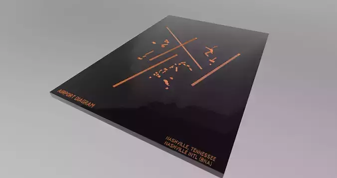 Airport Diagram - Nashville International Airport - BNA
