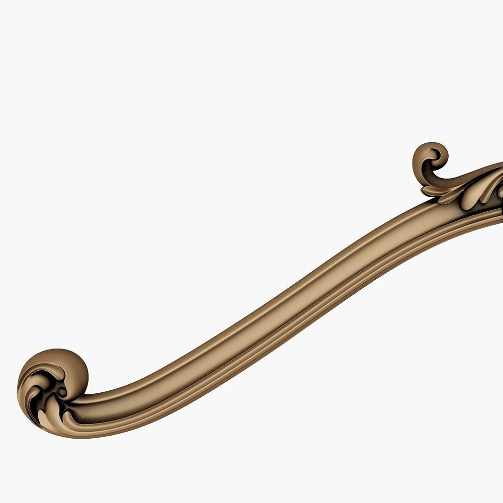 Carved crown decor for cnc  3D model_2