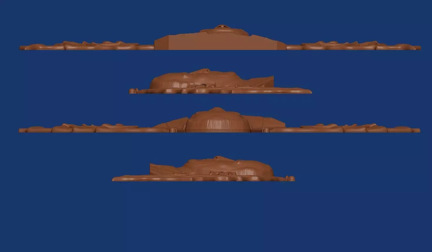  Ataturk  and Turkish flags 3D print model_6