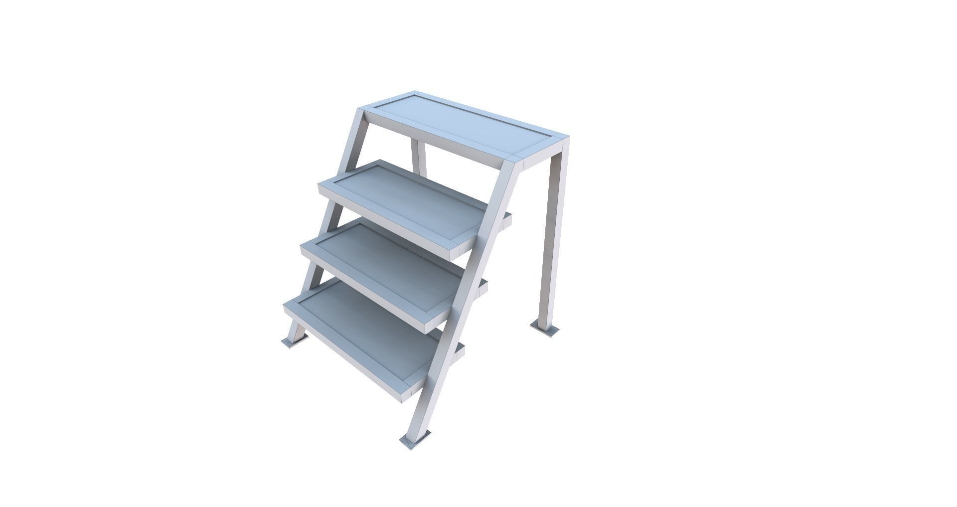 Low-Poly Boxing Arena Low-poly 3D model_16