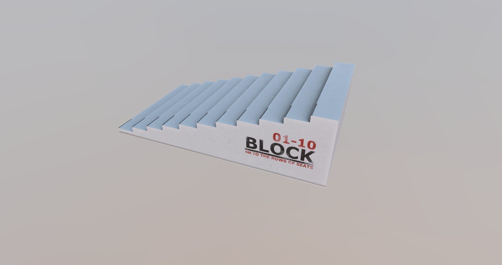 Low-Poly Boxing Arena Low-poly 3D model_12