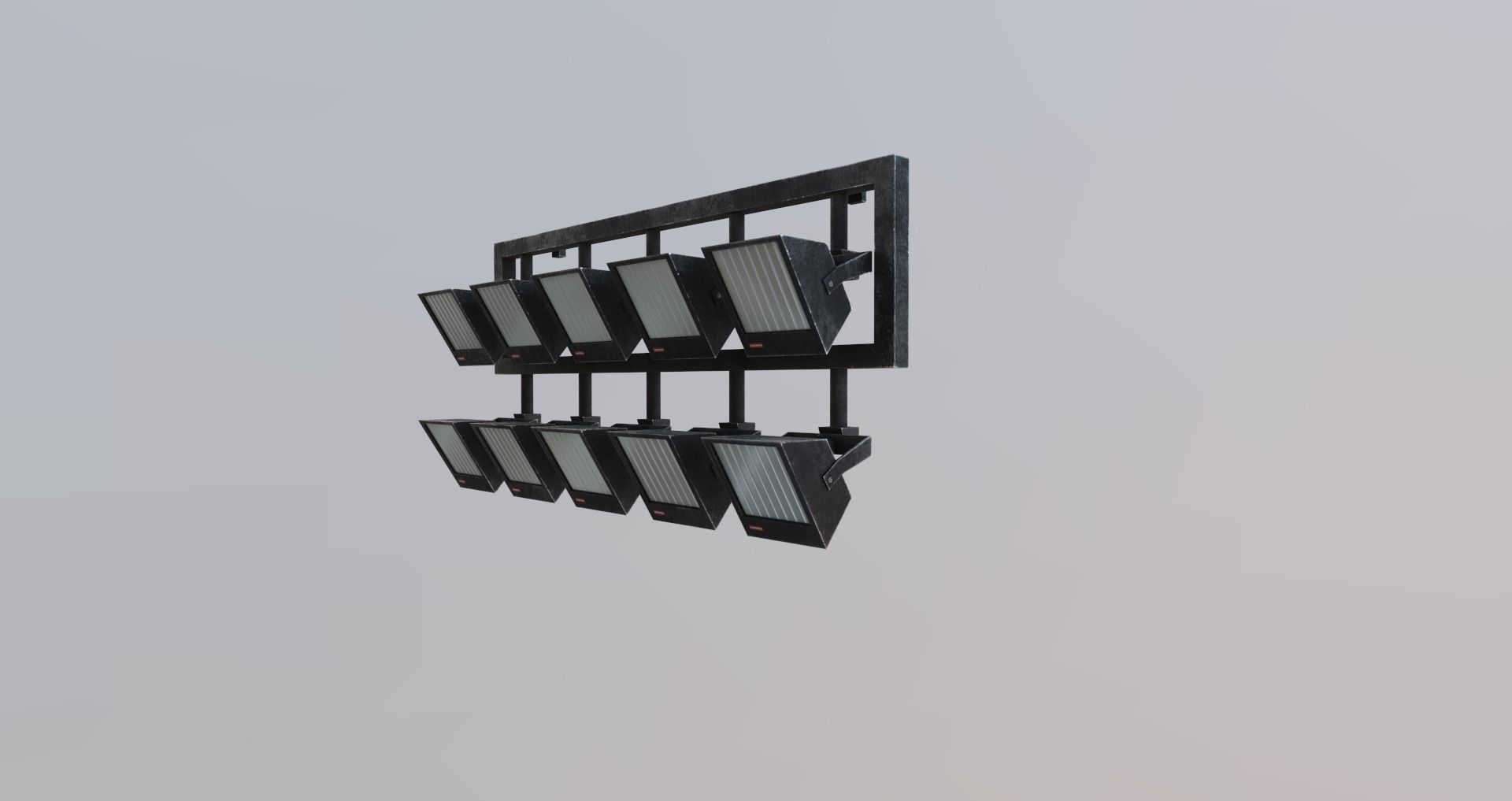 Low-Poly Boxing Arena Low-poly 3D model_18