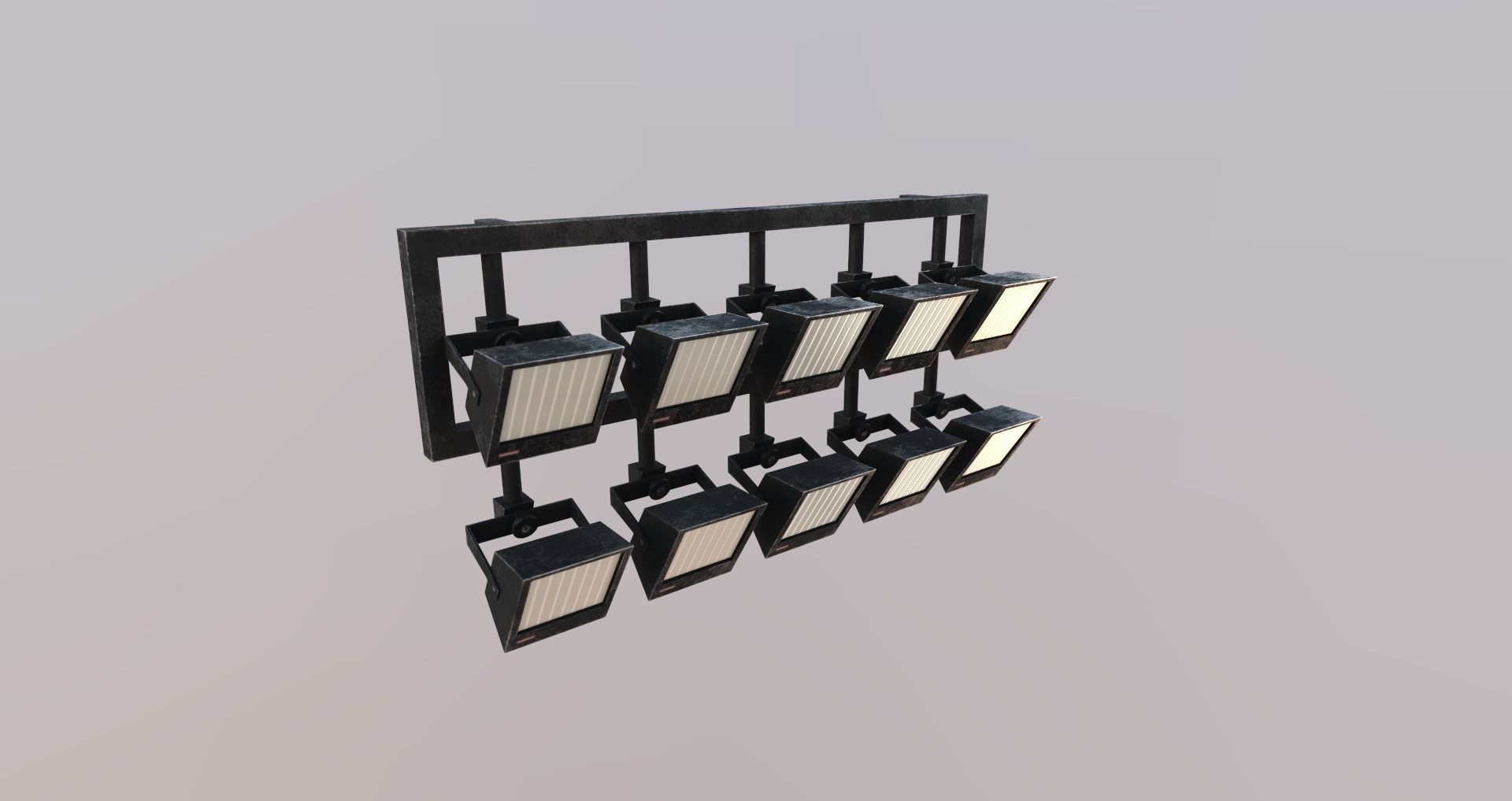 Low-Poly Boxing Arena Low-poly 3D model_17