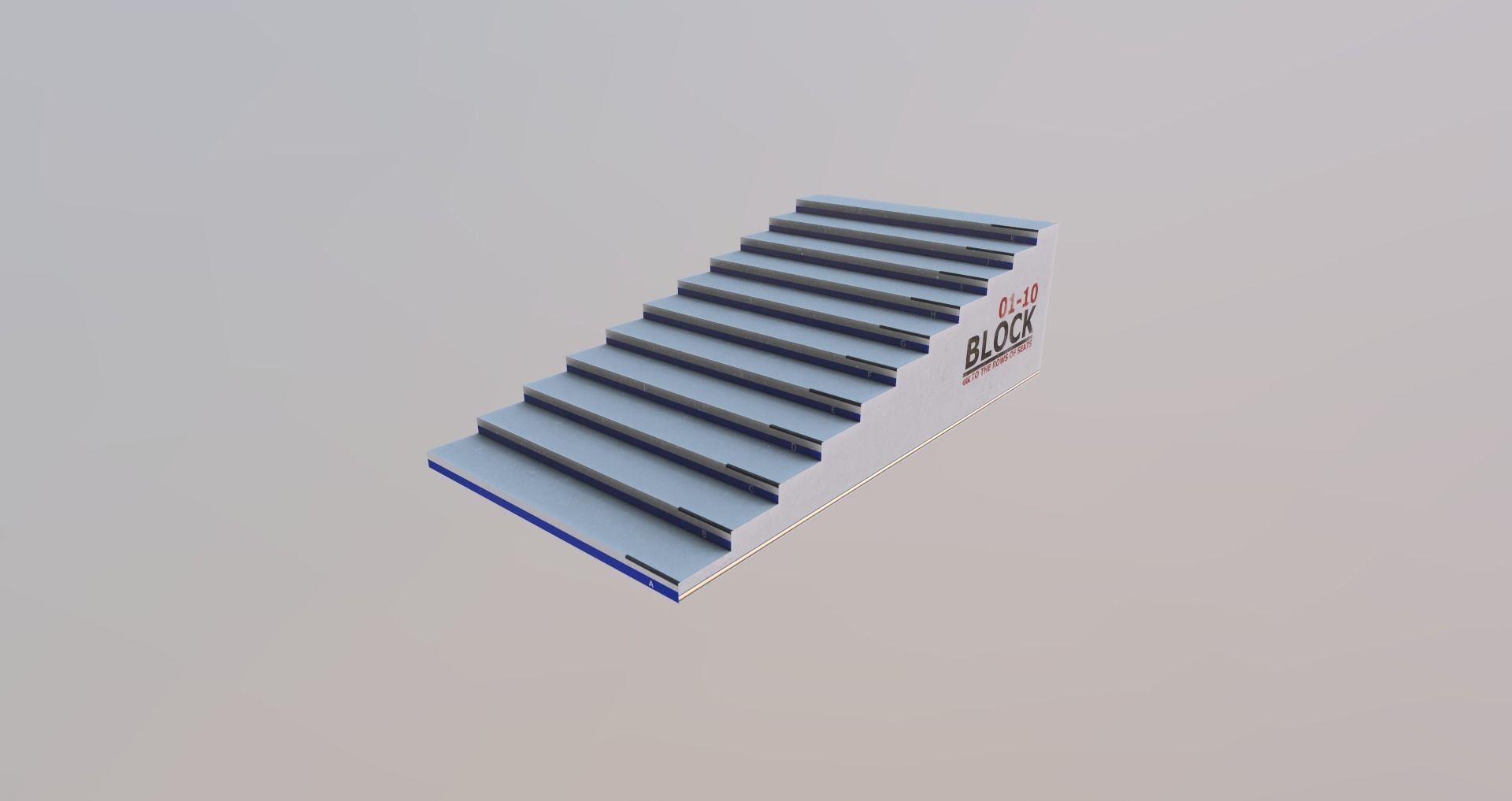 Low-Poly Boxing Arena Low-poly 3D model_11