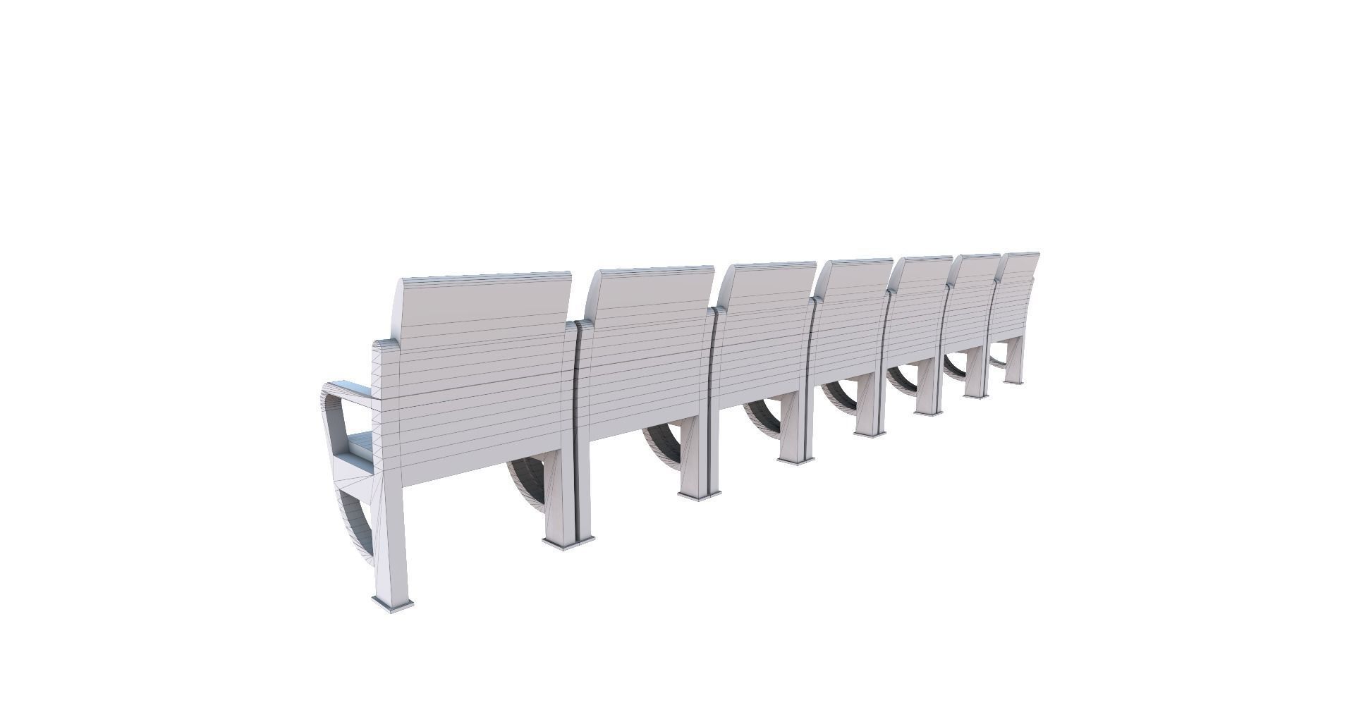 Low-Poly Boxing Arena Low-poly 3D model_32