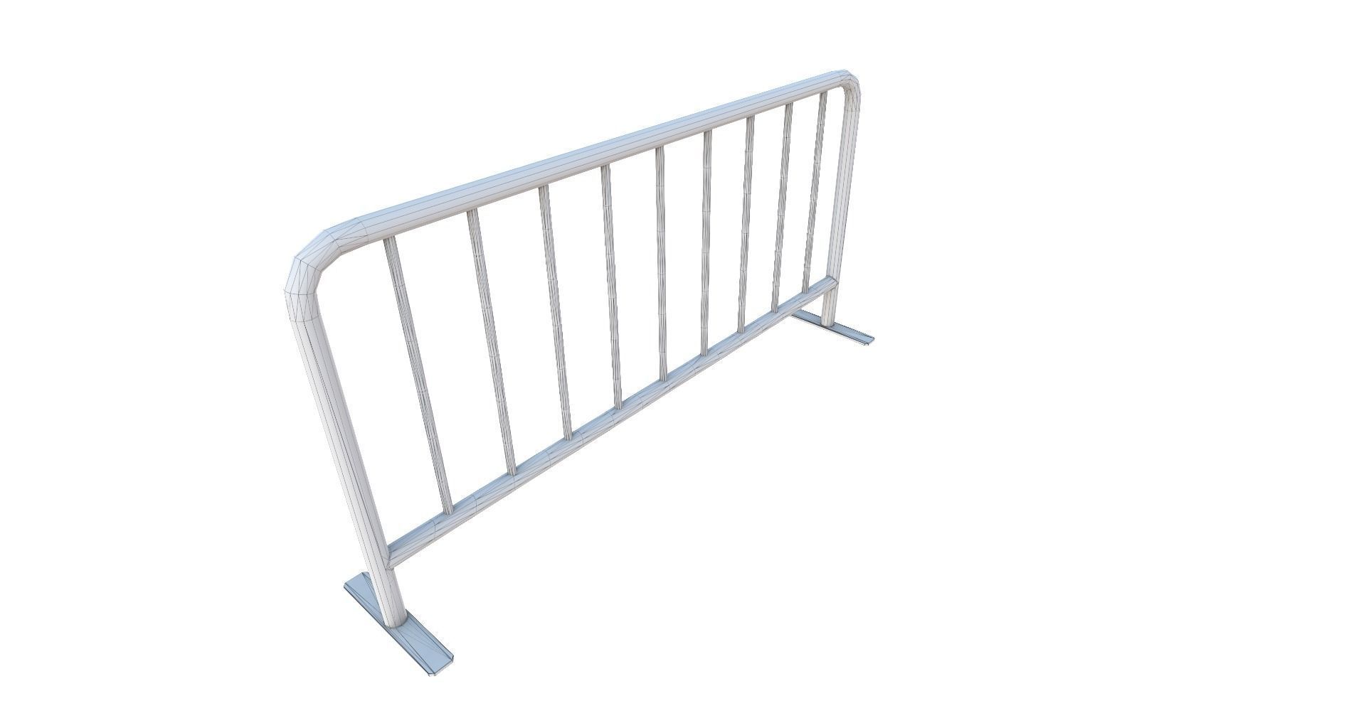 Low-Poly Boxing Arena Low-poly 3D model_4