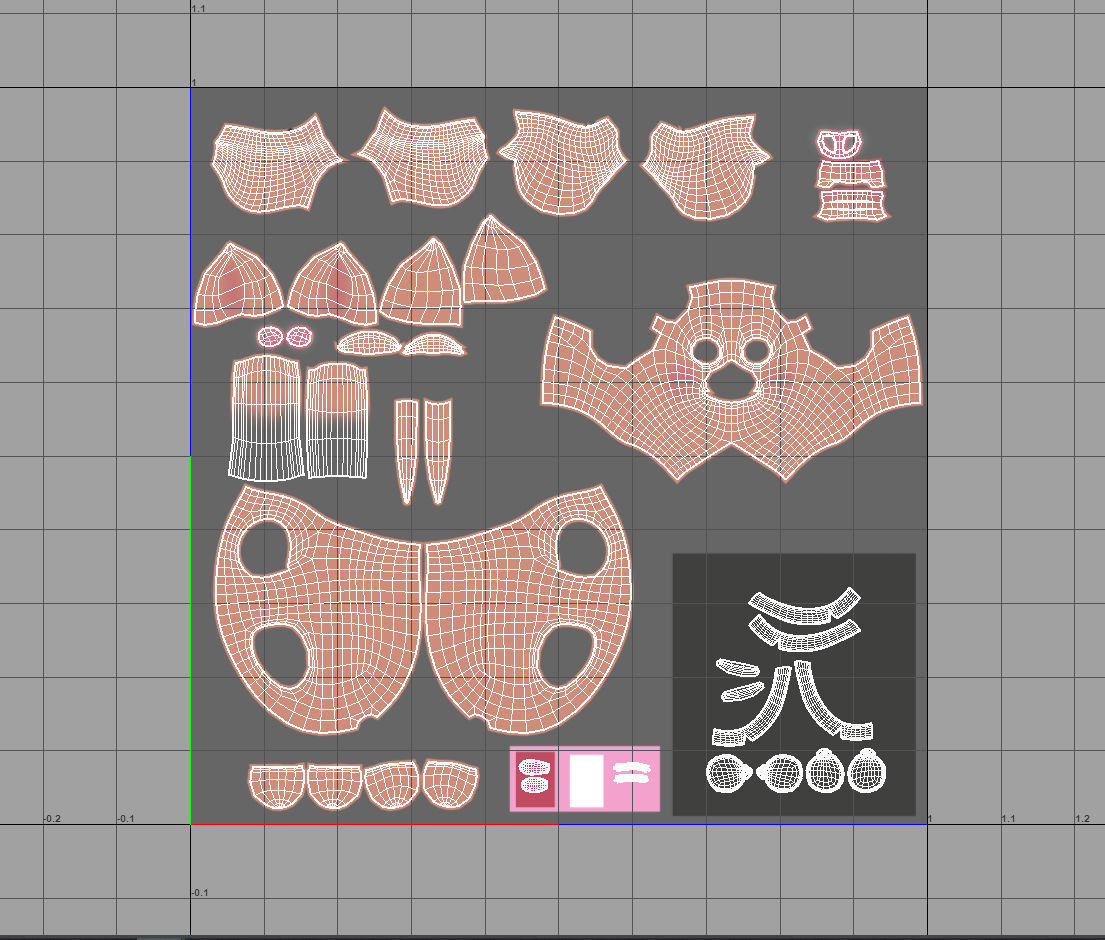 Pig cartoon 3D model_19