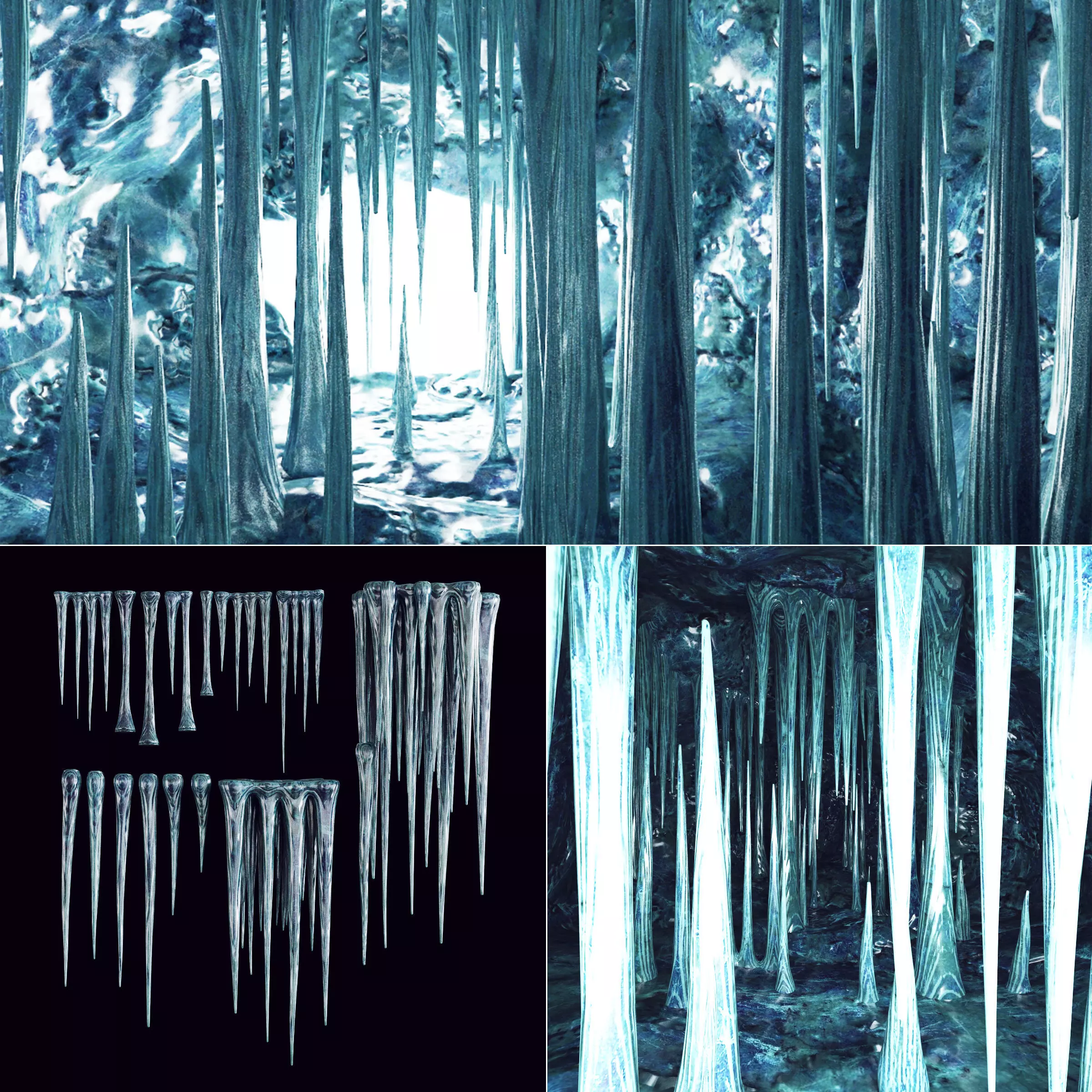 Cave stone constructor  n2  3D model_0