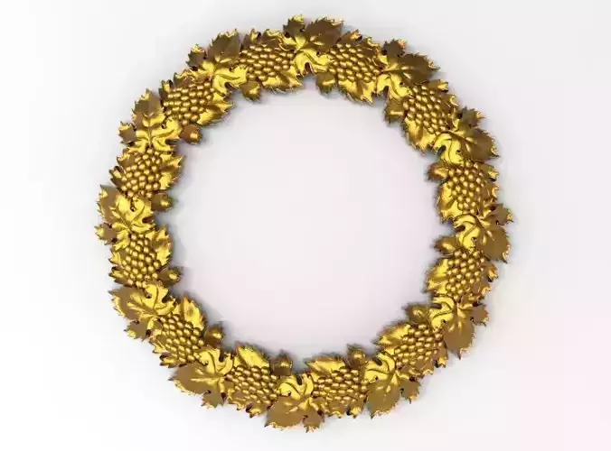 carved frame 3D model