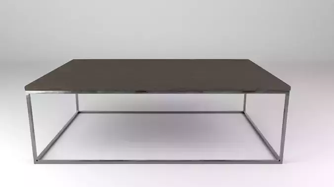 Coffe Table Wood-Steel industrial